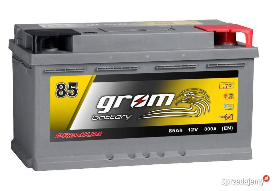 Akumulator GROM Premium 85Ah 800A EN DTR niski kujawsko-pomorskie