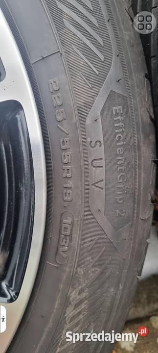 Alufelgi 19 cal opony Goodyear 2255519 Trzebiatów