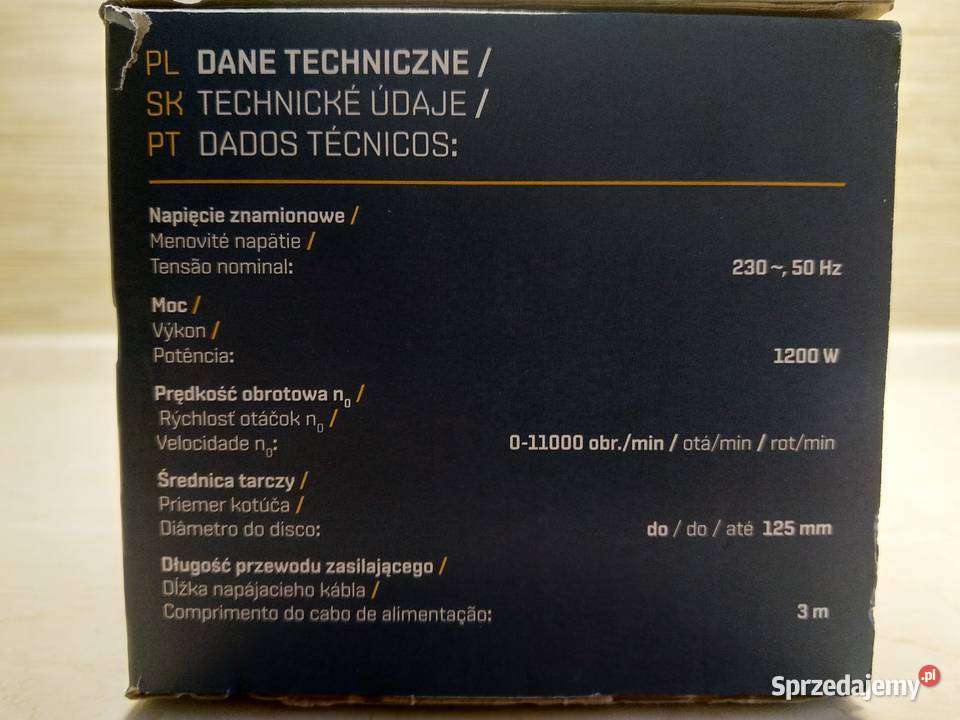 NAJTANIEJ Szlifierka Kątowa z Regulacją Zabrze