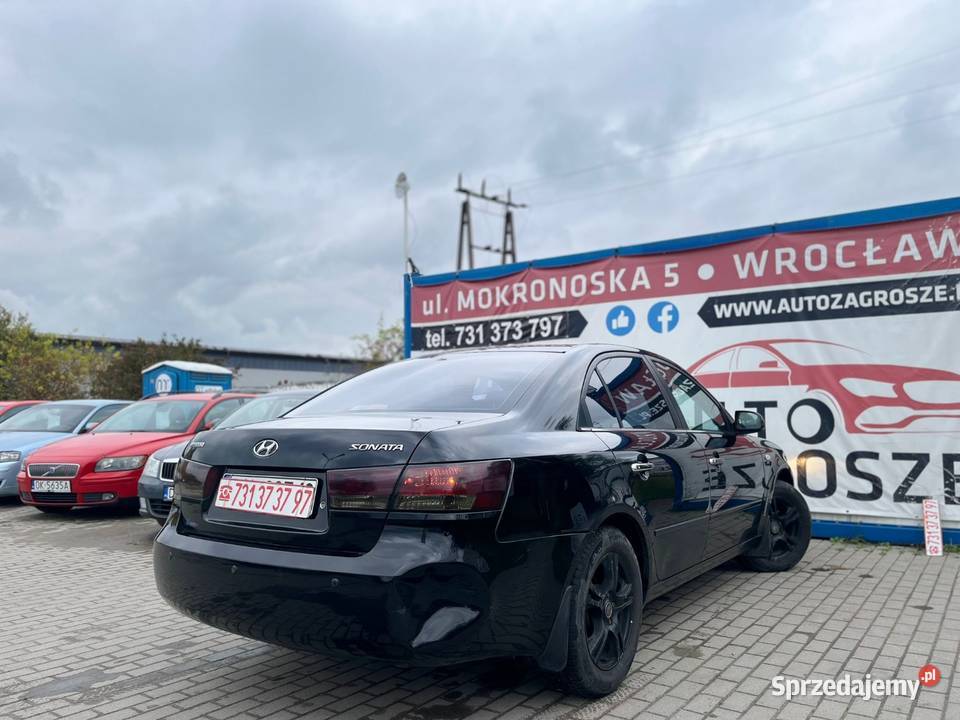 Hyundai Sonata 24 Benzyna LPG 2005 STAG Automat Wrocław sprzedam