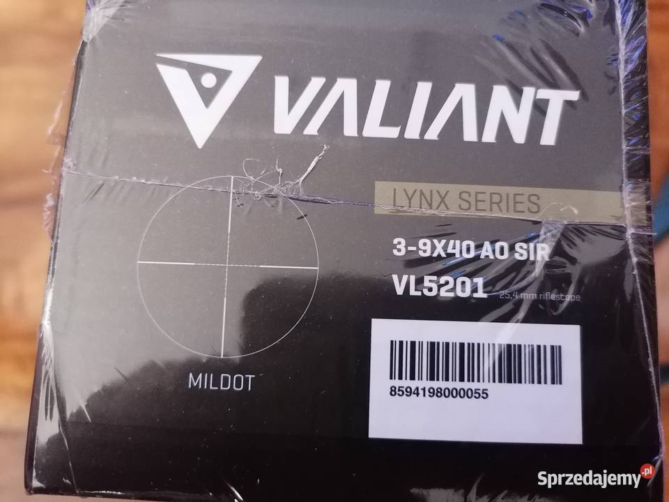 Luneta celownicza Valiant Lynx 39x40 AO SIR śląskie Ruda Śląska