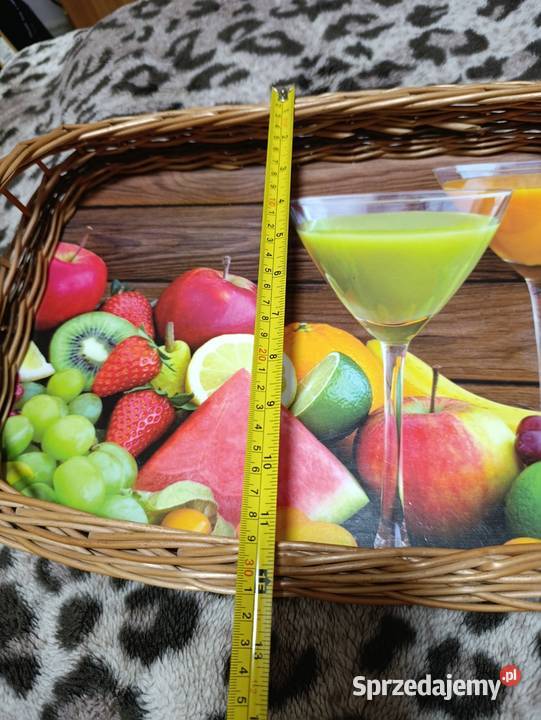 taca wiklinowa z uchwytami na płycie Poznań sprzedam