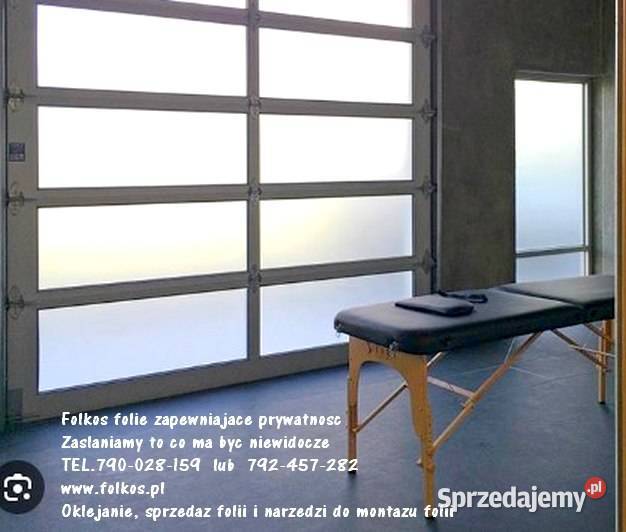 Oklejanie szyb Warszawa Folkos folie do biura mazowieckie