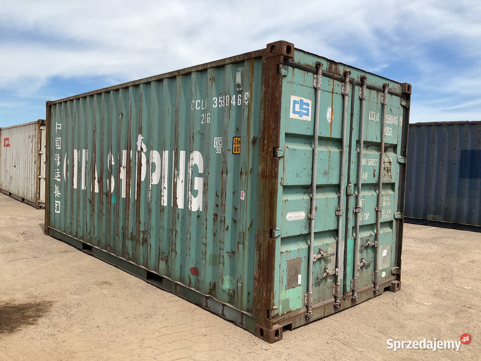 Kontener morski magazynowy 20DV 6 metrowy Brzeg