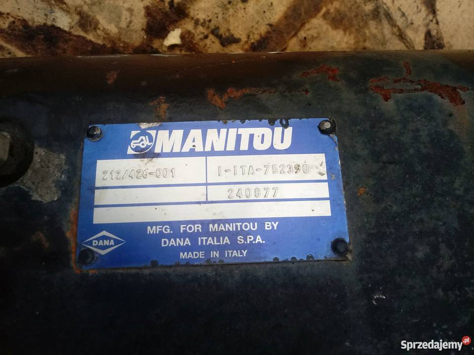 Dyferencjał Manitou 212426001 3511 Manitou 634 świętokrzyskie Kielce sprzedam