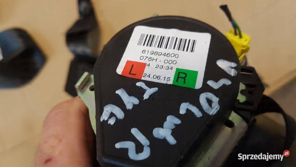 PAS BEZPIECZEŃSTWA TYŁ L R VOLVO V40 1218 osobowe Międzychód