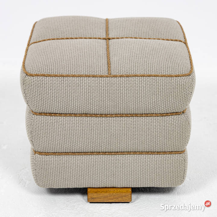 Komplet Art Deco Modernizm Dwa Fotele i Dwa Pufy