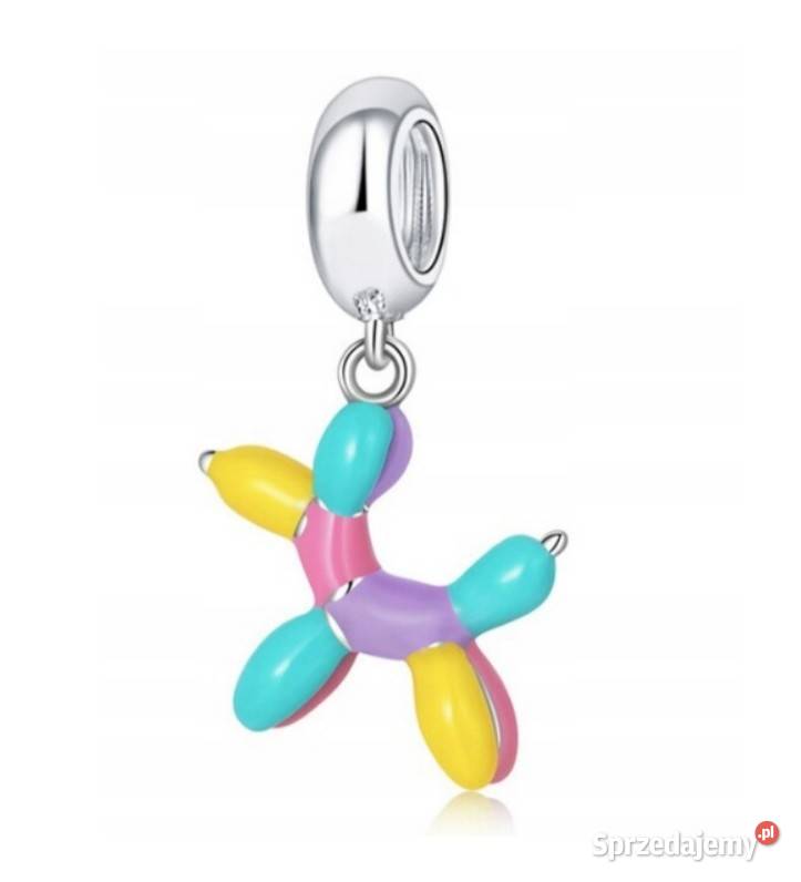 Kolorowa zawieszka pies