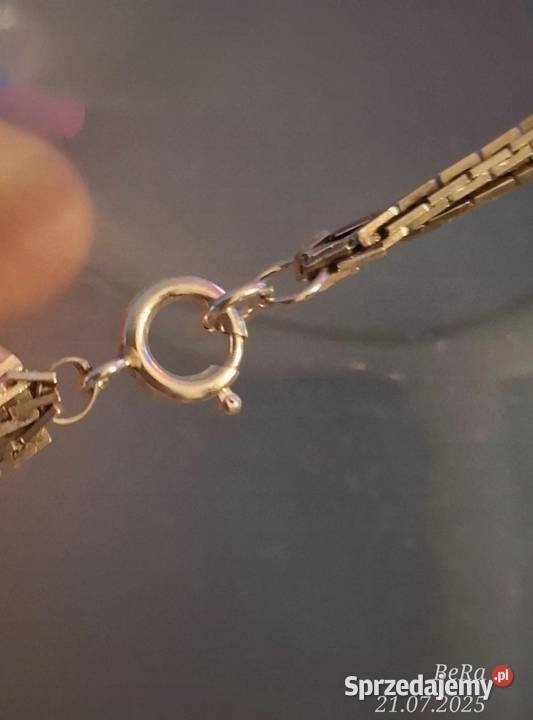 Potrójny Srebrny Łańcuszek Naszyjnik Srebro 38 zachodniopomorskie Szczecin