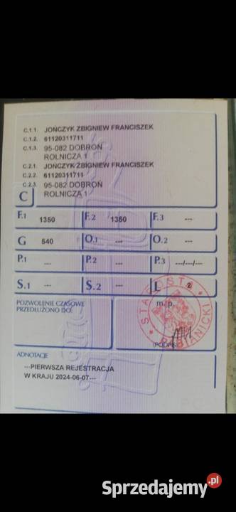 PRZYCZEPA DO PRZEWOZU KONI Dobroń