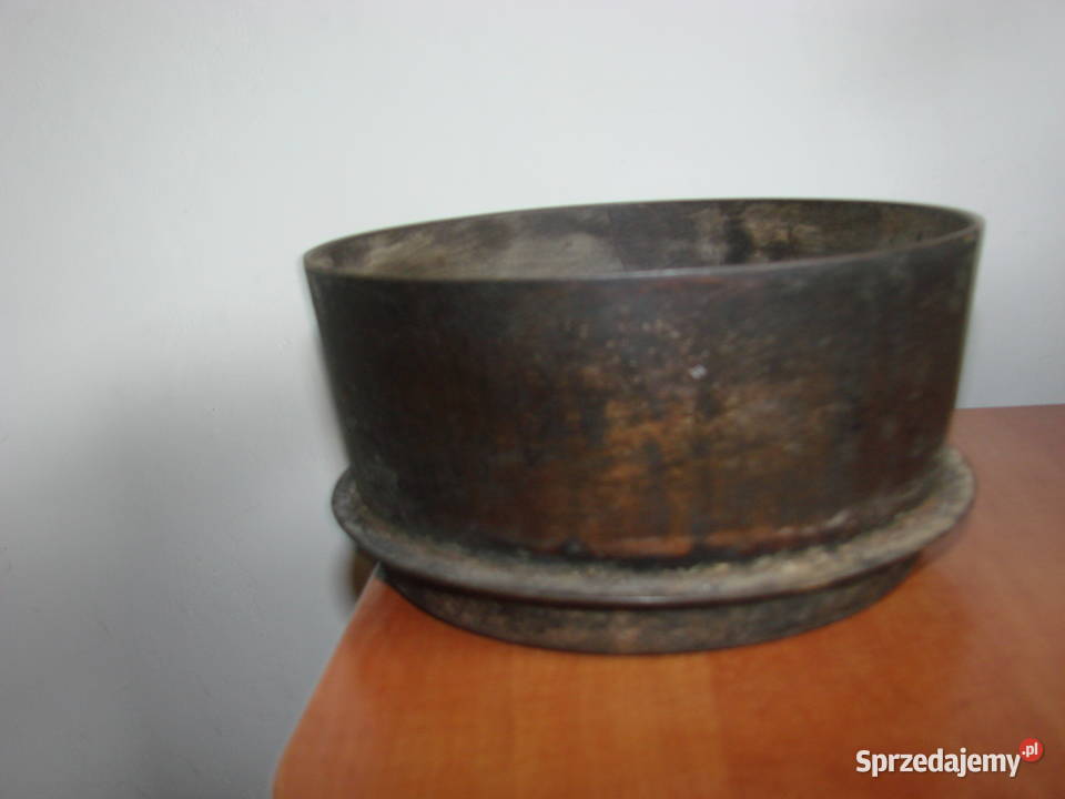 stary skandynawski żeliwny rondel Pruszcz Gdański