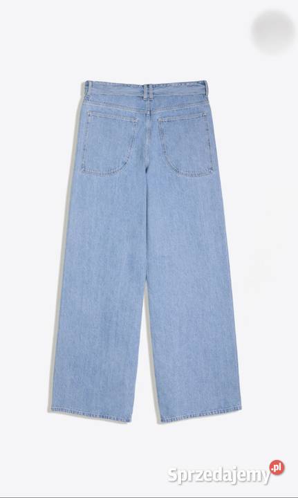 Bershka spodnie damskie jeansowe barrel z lubelskie Zamość