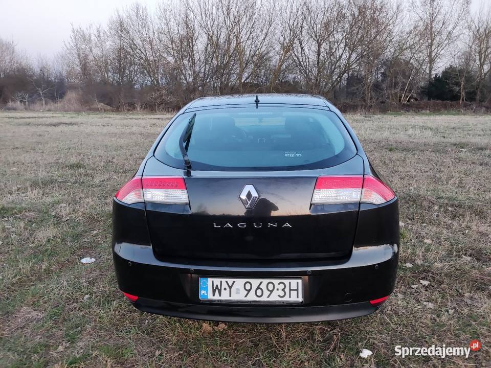 Renault LAGUNA 20 benzyna 2009 salon Polska czarny Warszawa