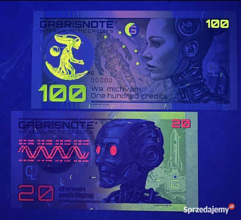 Banknot 20 i 100 Galaxy 2024 Matej Goleniów
