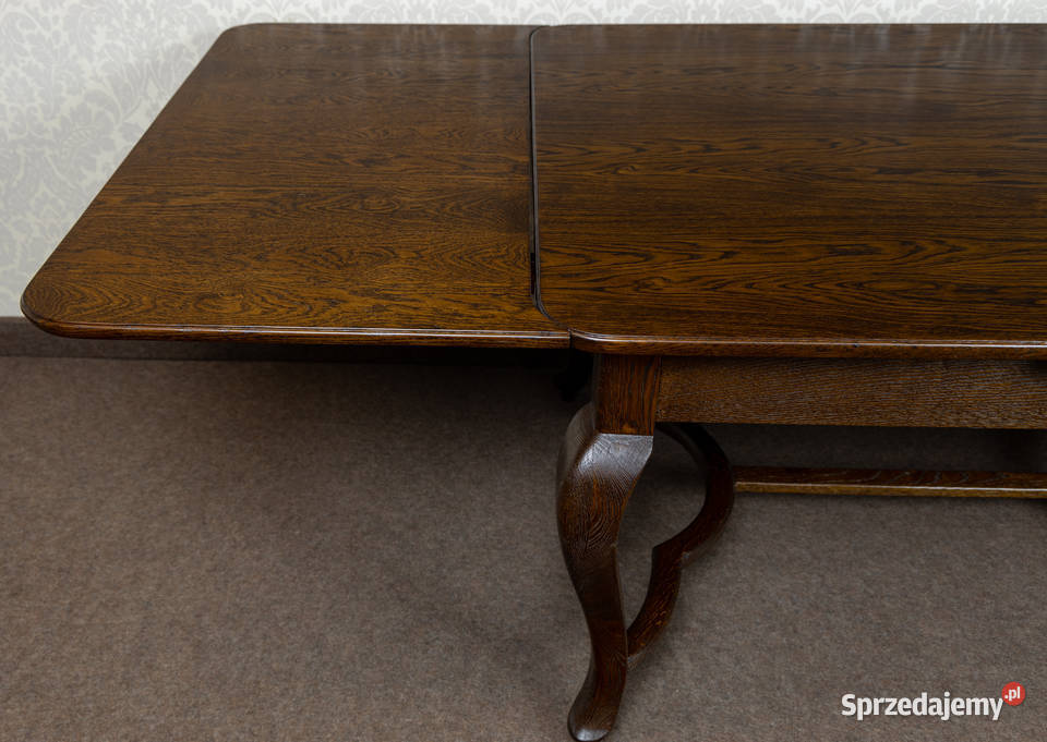 Stół międzywojenny stary antyk dębowy stylowy