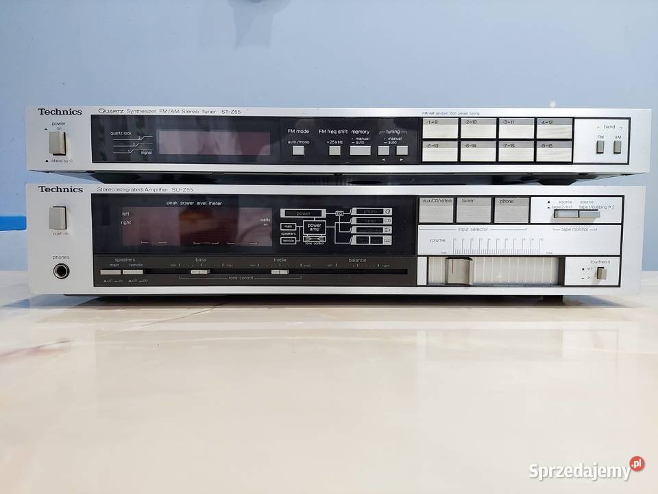 Technics Amplifier SUZ55 and Technics Tuner Łapy