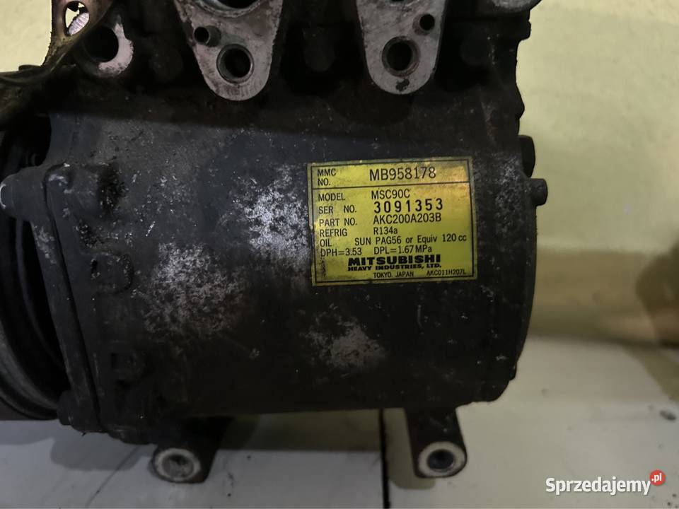Kompresor klimatyzacji carisma 18 MB958178 Kęty sprzedam