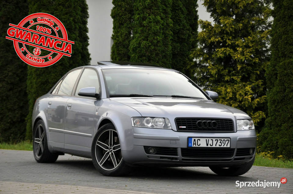 Audi A4 24i V61702xSLineSkóryFotele Ostrów Mazowiecka