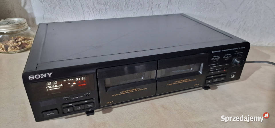 Magnetofon Sony TCWE405 TC WE 405 casette deck wielkopolskie Międzychód