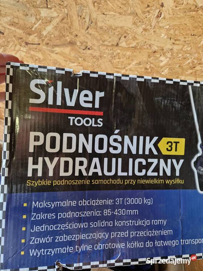 Podnośnik niskoprofilowy 3T 2 TŁOKI 85430mm Głogowa