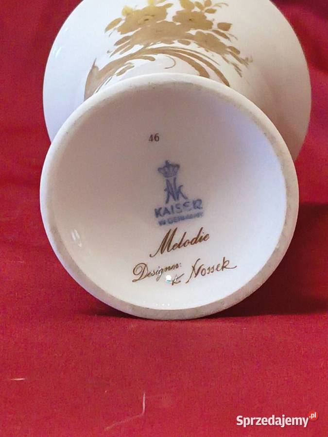 Wazon porcelanowy KPM Berlin Melodie proj Porcelana i szkło łódzkie Chorzew sprzedam