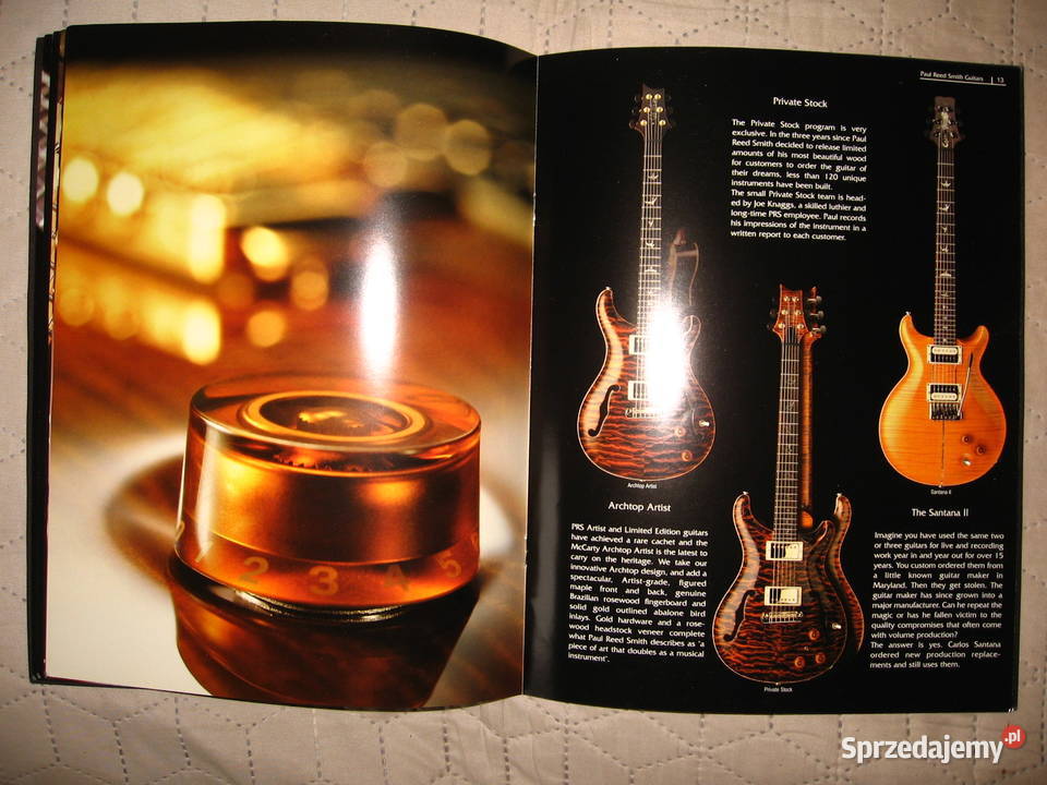 PRS Paul Reed Smith Guitars 2000 katalog gitar Kępice