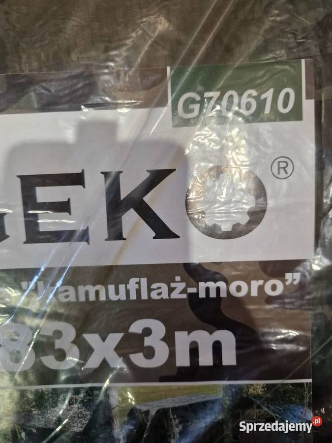 Plandeka kamuflażmoro 183x3m 100gsm G70610 wielkopolskie
