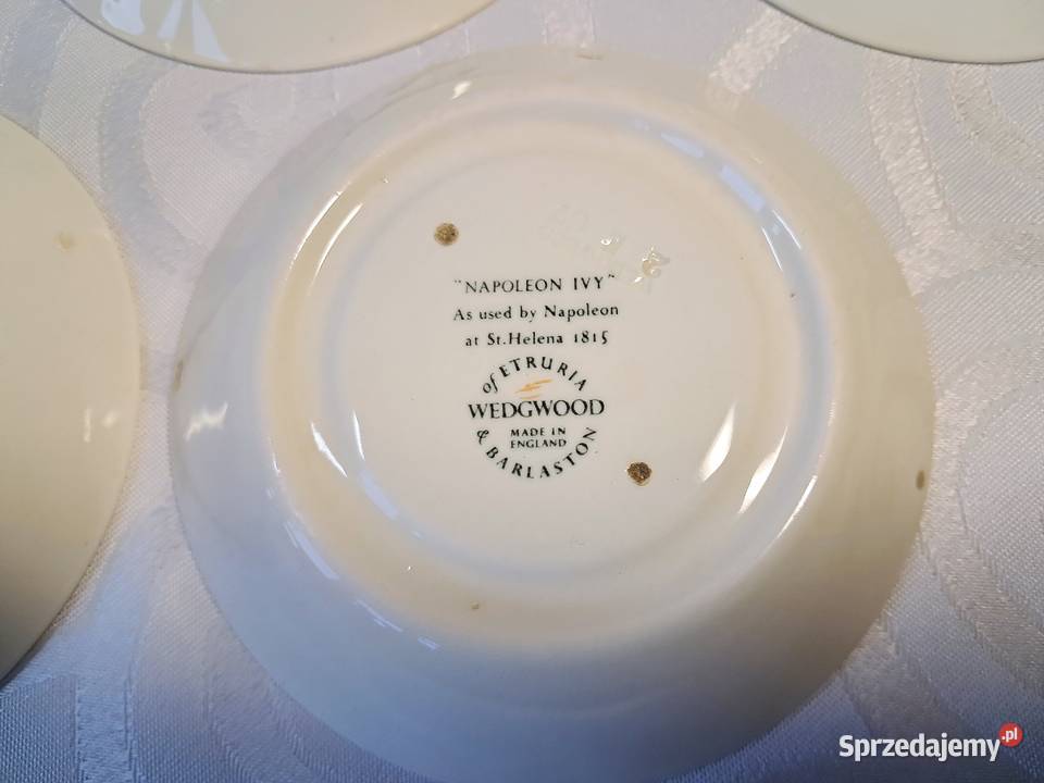 WEDGWOOD NAPOLEON IVY komplet 5 talerzyków 11 Strzelce Krajeńskie