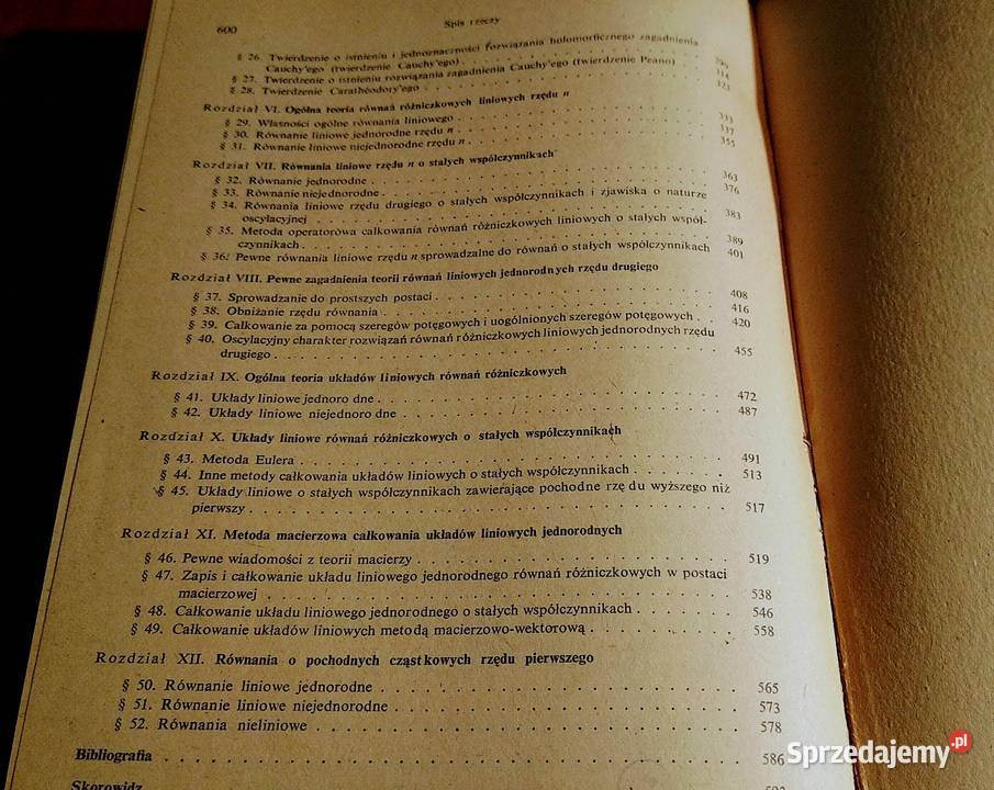 Metody całkowania równań różniczkowych