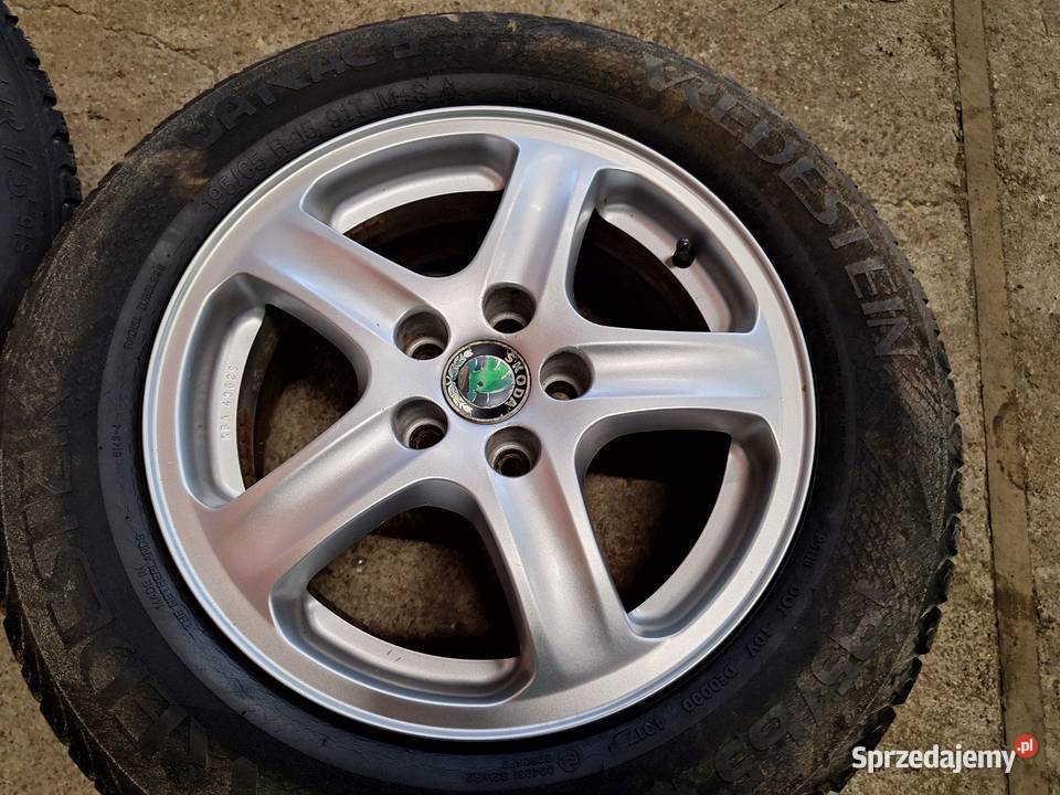 Alufelgi 5x100 15 ET38 SKODA Octavia Fabia Rapid aluminiowe Choceń