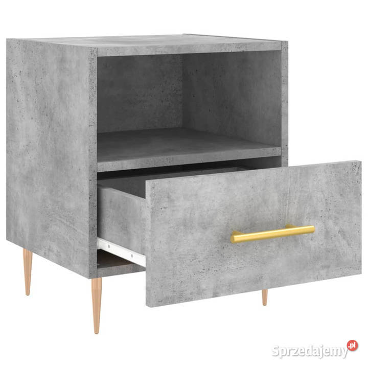 Szafka nocna szarość betonu 40x35x475 WM827412 Nocne Warszawa sprzedam