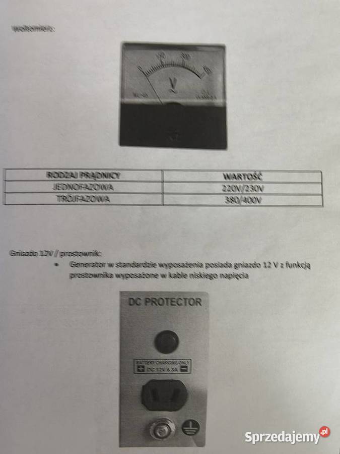 Agregat Generator Prądotwórczy ELSDORFF ES 7687 Kielce sprzedam