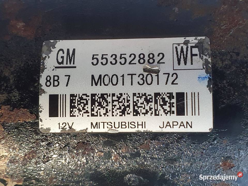 ROZRUSZNIK Opel Zafira B 19 CDTI 55352882 Chełm