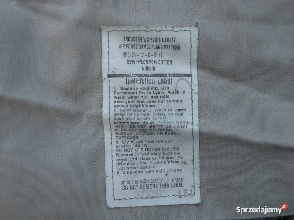 Spodnie ABU tiger stripes 12S womens ripstop dolnośląskie Wrocław sprzedam