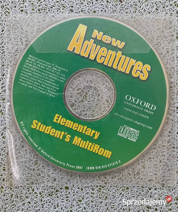 Adventures CD angielski Oxford Małkinia Górna sprzedam