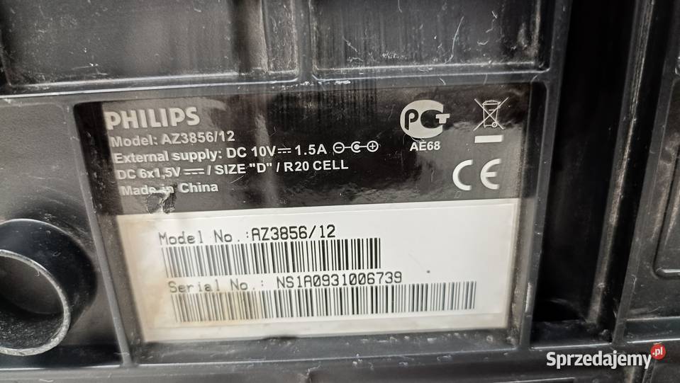 PHILIPS AZ3856 Radioodtwarzacz wielkopolskie
