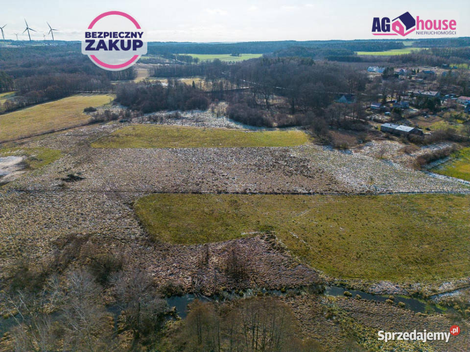 sprzedaży gruntu Mierzyno 16625m2 16625m2