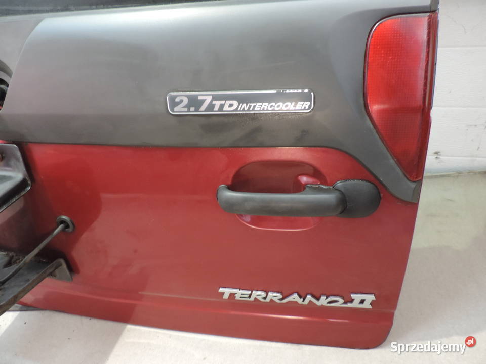 NISSAN TERRANO 2 R20 5D K235 KLAPA TYŁ TYLNA Rok produkcji 2000 Nowy Sącz sprzedam