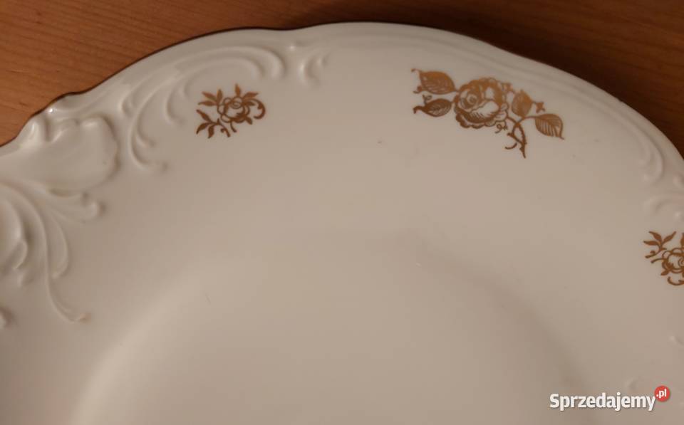 Talerz duży 31 porcelana Wawel Kluczbork
