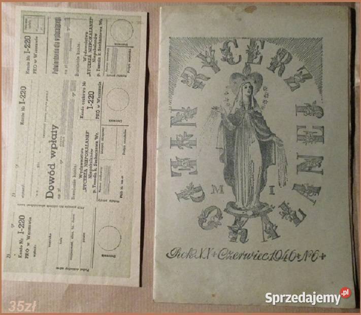 Kółko Różańcowe rocznik 1947różaniecreligia Czasopisma Łódź