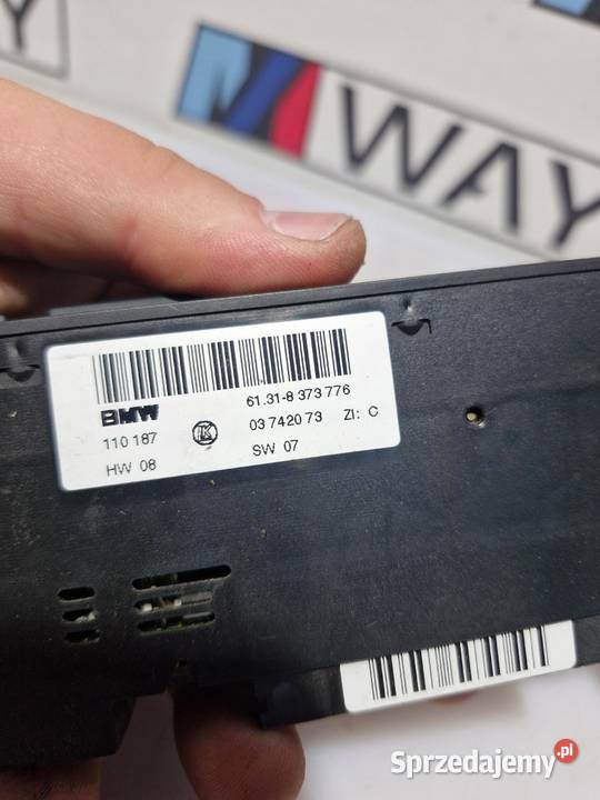 BMW E38 E39 PANEL PODRZEWANIA FOTELI 8373776 osobowe Panele sterowania, przełączniki