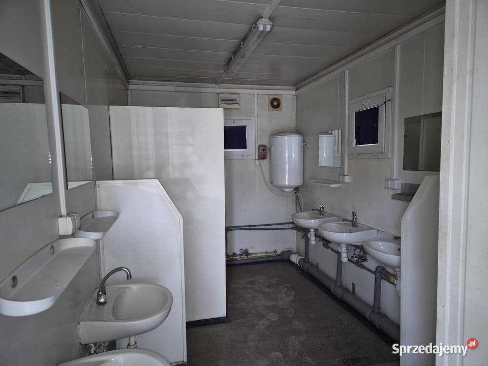 Kontener sanitarny prysznice wc umywalki pisuar Gdańsk