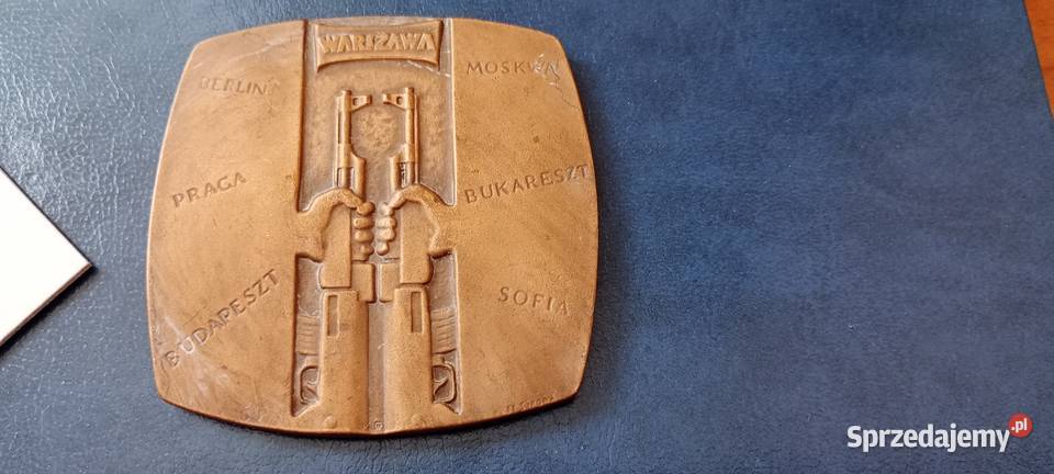 Stare monety Medal Braterstwo Broni 1965 Polska Lesko