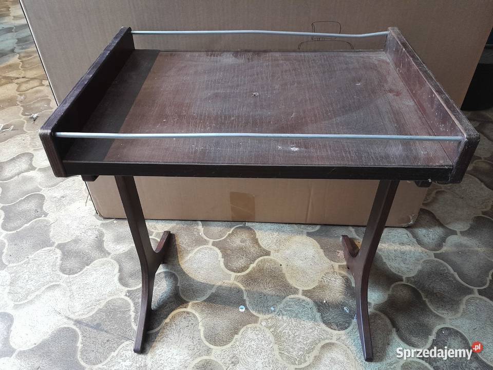 Mały składany stolik stoliczek Coca Cola gadżet