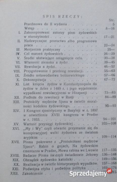 Program światowej polityki żydowskiej ks dr Łódź