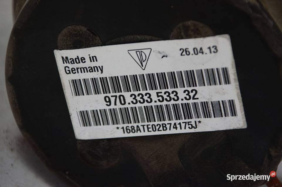 PODUSZKA TYŁ PORSCHE PANAMERA TURBO 970 osobowe Lipno