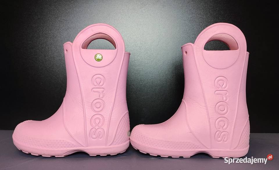 CROCS kalosze dziecięce rozmiar 3233 J1 różowe różowy Jasień