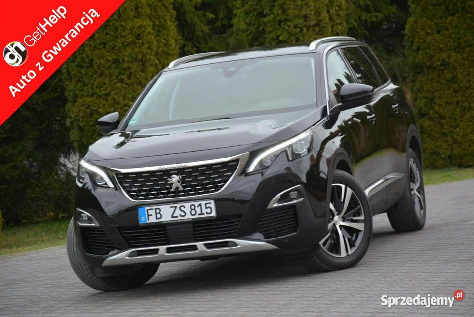 Peugeot 5008 Radar ACC Skóry 7foteli Navi Kamera Ostrów Mazowiecka