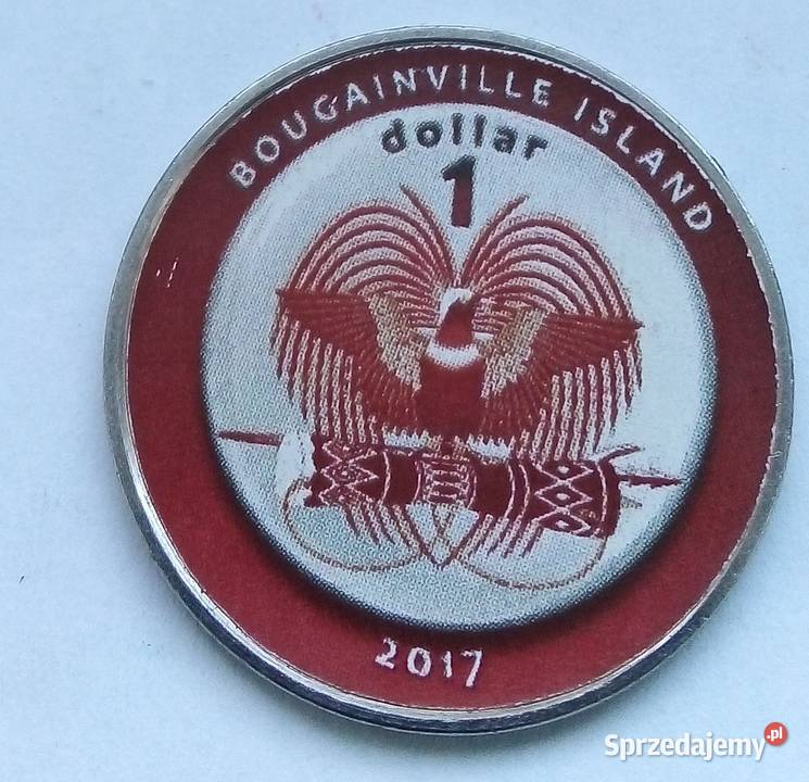 BOUGAINVILLE ISLAND1 DOLLAR2017 r KOLOR mazowieckie Legionowo