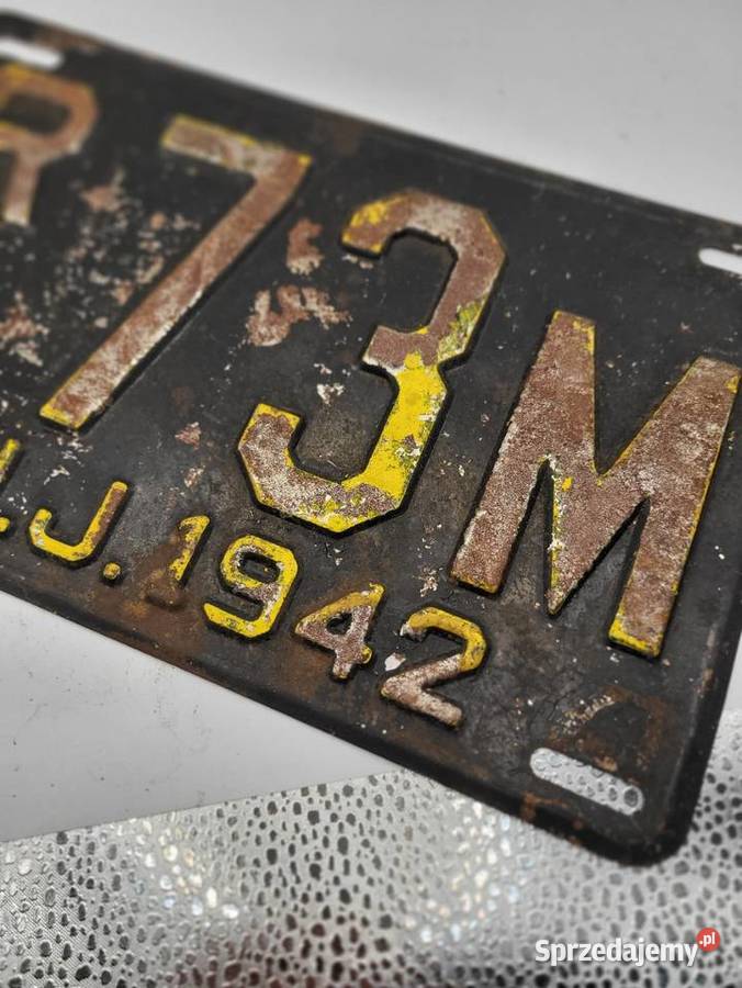STARA TABLICA USA 1942 R WILLYS DODGE FORD śląskie Rybnik